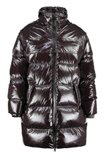Load image into Gallery viewer, Long hooded down jacket

