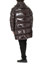 Load image into Gallery viewer, Long hooded down jacket
