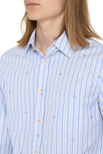 Carica l'immagine nel visualizzatore di Gallery, Camicia in cotone a righe ricamata
