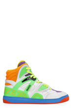 Carica l'immagine nel visualizzatore di Gallery, Sneakers high-top Gucci Basket in tessuto
