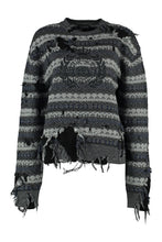 Carica l'immagine nel visualizzatore di Gallery, Pullover effetto destroyed
