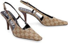 Carica l'immagine nel visualizzatore di Gallery, Slingback in tessuto GG Supreme
