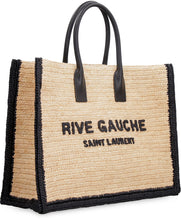Carica l'immagine nel visualizzatore di Gallery, Tote bag Rive Gauche in rafia
