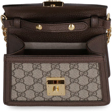Carica l'immagine nel visualizzatore di Gallery, Mini-bag Ophidia in tessuto GG supreme
