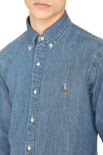 Carica l'immagine nel visualizzatore di Gallery, Camicia in denim con logo
