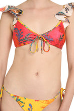 Carica l'immagine nel visualizzatore di Gallery, Bikini Ginger Frill Shoulder con reggiseno a triangolo
