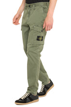 Carica l'immagine nel visualizzatore di Gallery, Pantaloni cargo in cotone stretch
