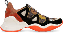 Load image into Gallery viewer, Techno fabric and suede sneakers
