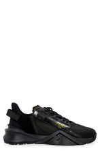 Load image into Gallery viewer, Flow leather and fabric low-top sneakers
