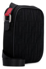 Load image into Gallery viewer, Leather and nylon messenger bag
