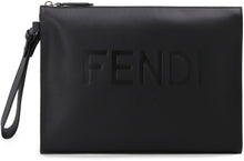Load image into Gallery viewer, Matte leather flat pouch
