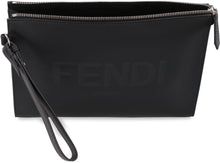 Load image into Gallery viewer, Matte leather flat pouch
