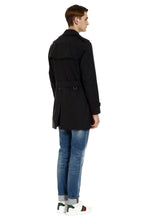 Load image into Gallery viewer, Short cotton trench coat
