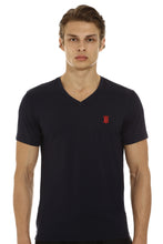 Load image into Gallery viewer, Logo embroidery cotton t-shirt
