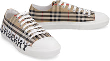 Load image into Gallery viewer, Vintage Check canvas sneakers
