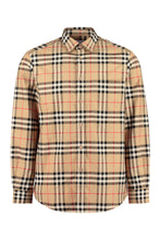 Load image into Gallery viewer, Check print cotton shirt
