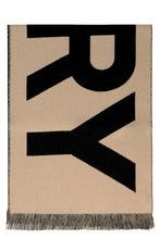 Load image into Gallery viewer, Wool scarf with logo intarsia

