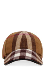Load image into Gallery viewer, Check motif wool baseball cap
