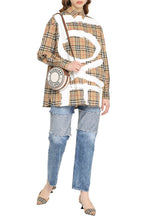 Carica l'immagine nel visualizzatore di Gallery, Camicia oversize in motivo Vintage-check
