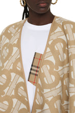 Carica l'immagine nel visualizzatore di Gallery, Mantella in lana con logo jacquard

