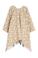 Carica l'immagine nel visualizzatore di Gallery, Mantella in lana con logo jacquard
