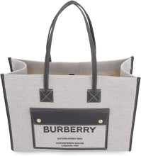 Carica l'immagine nel visualizzatore di Gallery, Tote bag Freya media in pelle e tessuto
