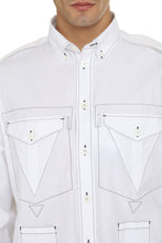 Carica l'immagine nel visualizzatore di Gallery, Camicia in cotone con collo button-down
