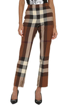 Carica l'immagine nel visualizzatore di Gallery, Pantaloni sartoriali in motivo check
