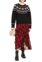 Load image into Gallery viewer, Jacquard wool pullover

