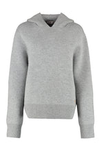 Carica l'immagine nel visualizzatore di Gallery, Felpa in maglia con cappuccio

