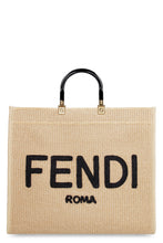 Carica l'immagine nel visualizzatore di Gallery, Borsa shopping Sunshine in paglia intrecciata
