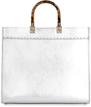 Load image into Gallery viewer, Sunshine laminated leather tote

