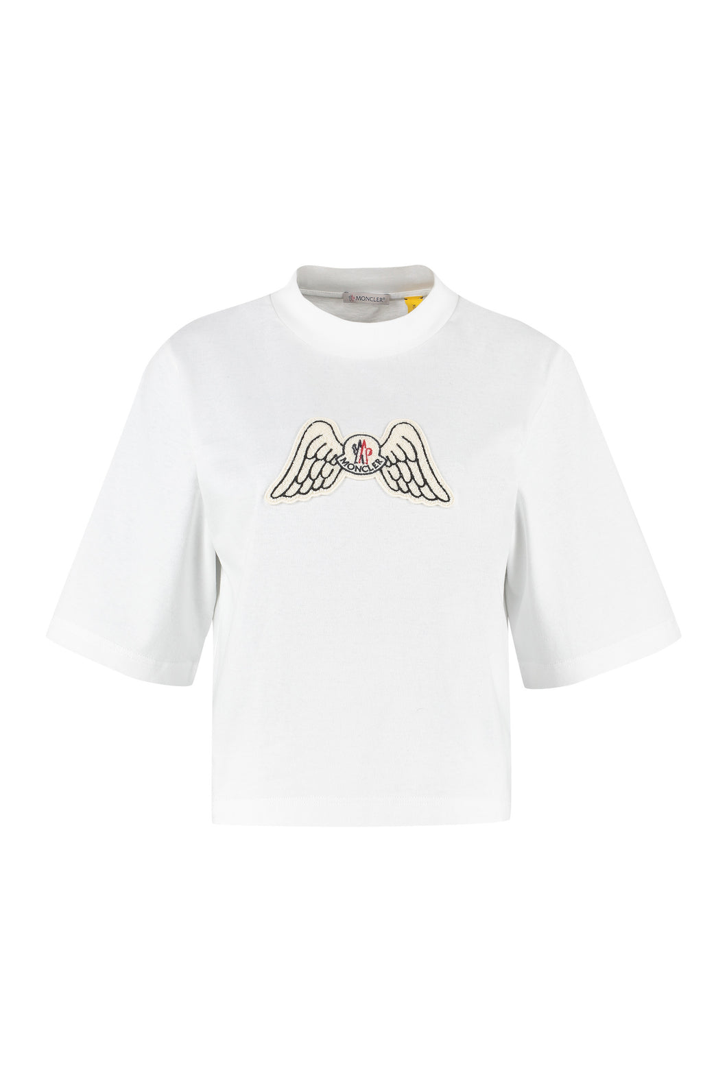 8 Moncler Palm Angels - Logo cotton t-shirt