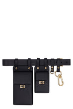 Carica l'immagine nel visualizzatore di Gallery, Cintura multi-accessoriata in pelle
