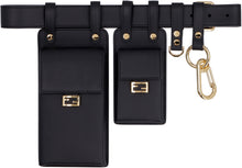 Carica l'immagine nel visualizzatore di Gallery, Cintura multi-accessoriata in pelle
