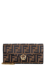 Carica l'immagine nel visualizzatore di Gallery, Pochette in pelle con tracolla a catena
