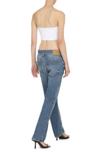 Carica l'immagine nel visualizzatore di Gallery, Crop-top in cotone con logo
