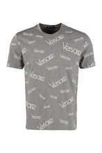 Carica l'immagine nel visualizzatore di Gallery, T-shirt in cotone con logo all-over
