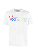 Carica l'immagine nel visualizzatore di Gallery, T-shirt in cotone con logo ricamato
