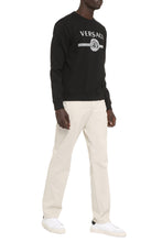 Load image into Gallery viewer, Cotton crew-neck sweatshirt
