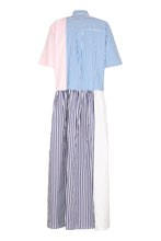 Carica l&#39;immagine nel visualizzatore di Gallery, Abito chemisier in cotone a righe
