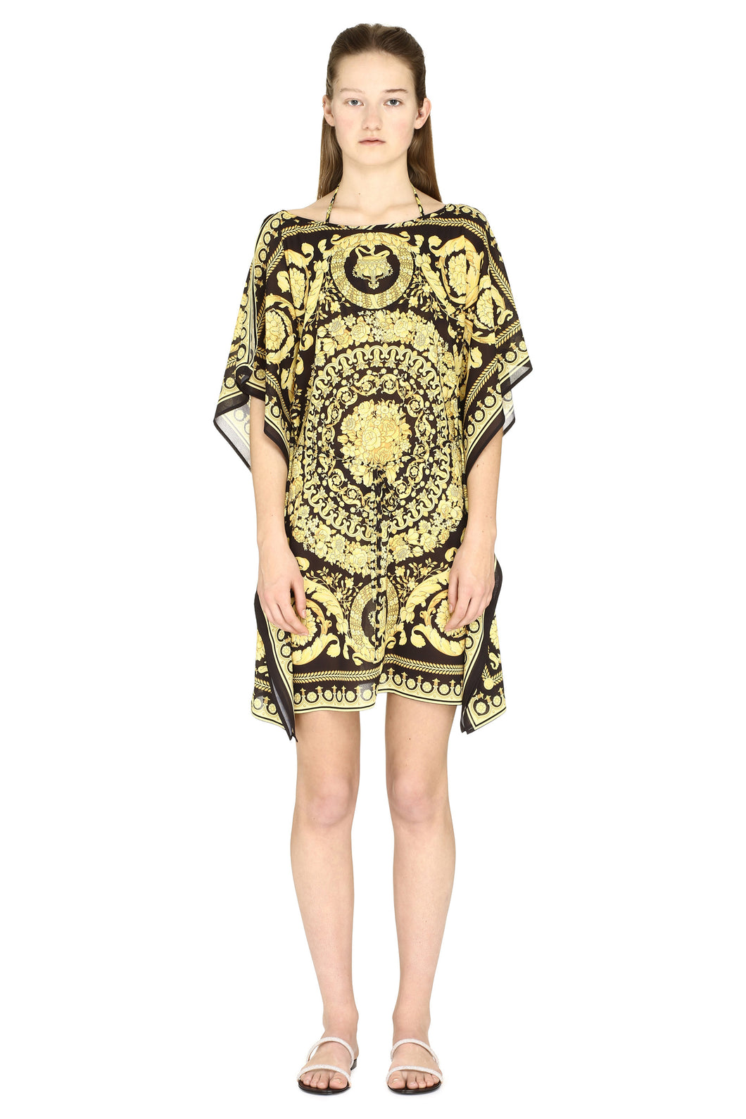 Printed kaftan dress