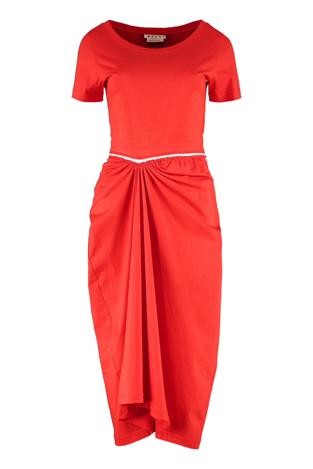 Abito in jersey drappeggiato