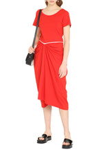 Carica l&#39;immagine nel visualizzatore di Gallery, Abito in jersey drappeggiato
