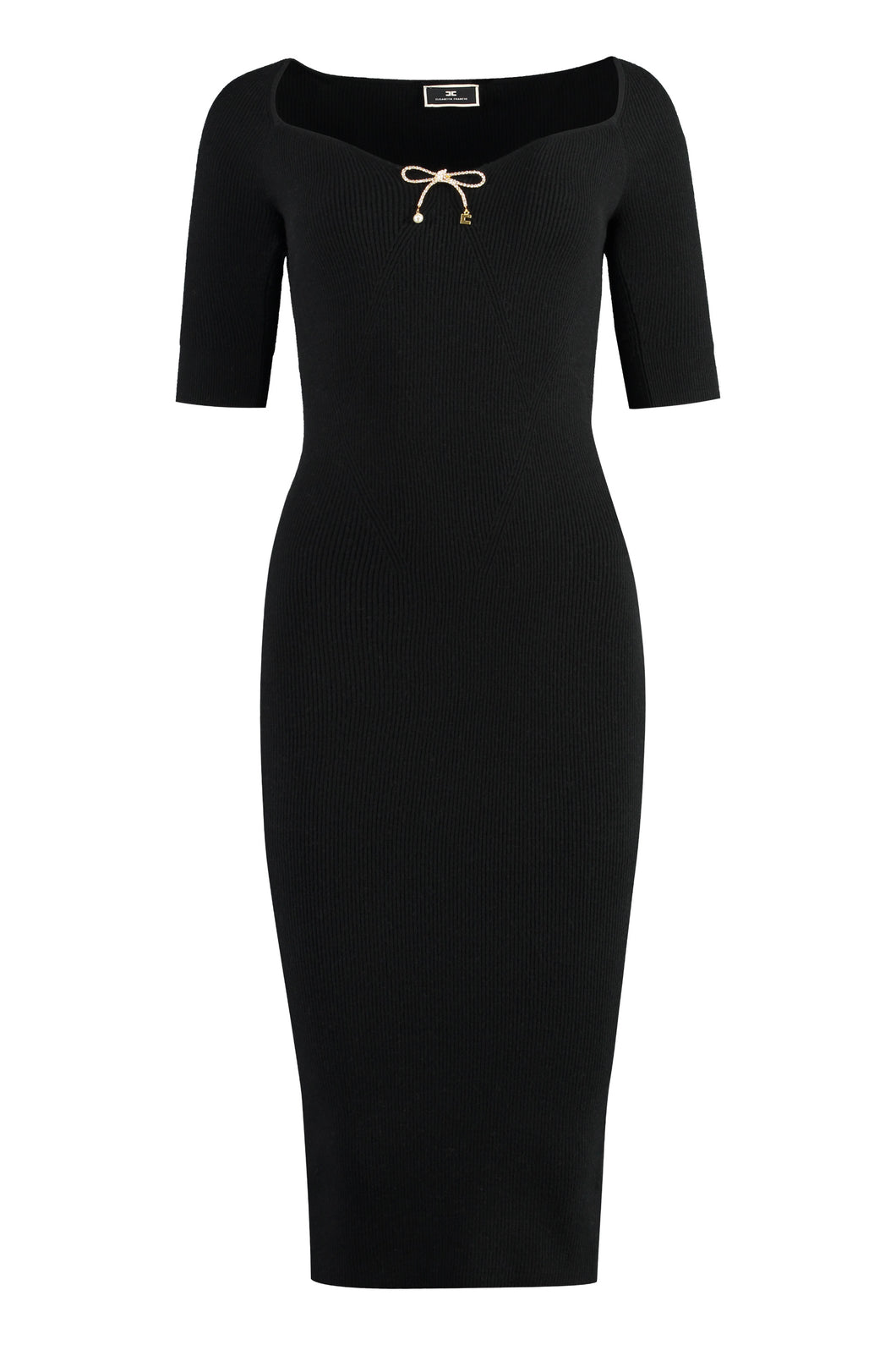 Abito in maglia a costine