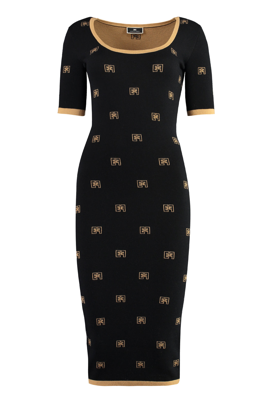 Knitted jacquard dress