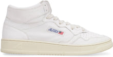 Load image into Gallery viewer, Medalist leather mid-top sneakers
