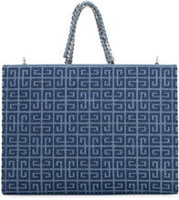 Load image into Gallery viewer, G denim tote
