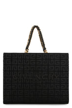 Carica l'immagine nel visualizzatore di Gallery, Small tote bag G in tela con logo all-over
