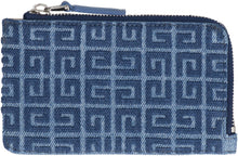 Carica l'immagine nel visualizzatore di Gallery, Portacarte G-Cut in pelle e denim
